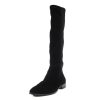 Women Chelsea Crew Tall Boots | Elegance Black Velvet