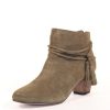 Women Chelsea Crew Booties | Bash Khaki