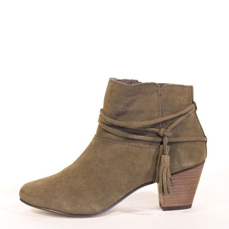 Women Chelsea Crew Booties | Bash Khaki