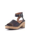 Women Chelsea Crew Heeled Sandals | Bethany Black