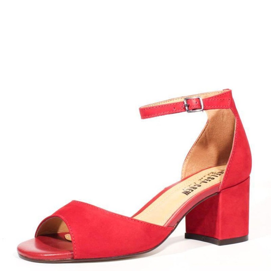 Women Chelsea Crew Open Toe Heels | Neela