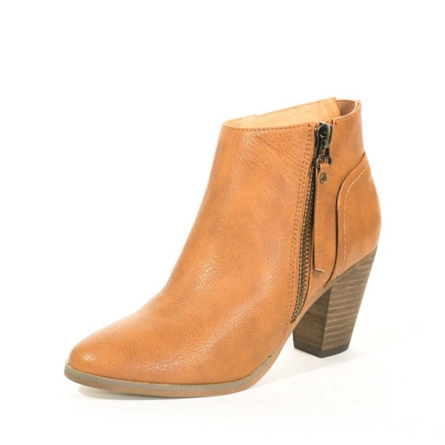 Women Chelsea Crew Booties | Babel Tan