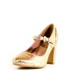 Women Chelsea Crew Close Toe Heels | Orlando Gold