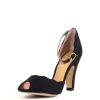 Women Chelsea Crew Open Toe Heels | Leaf