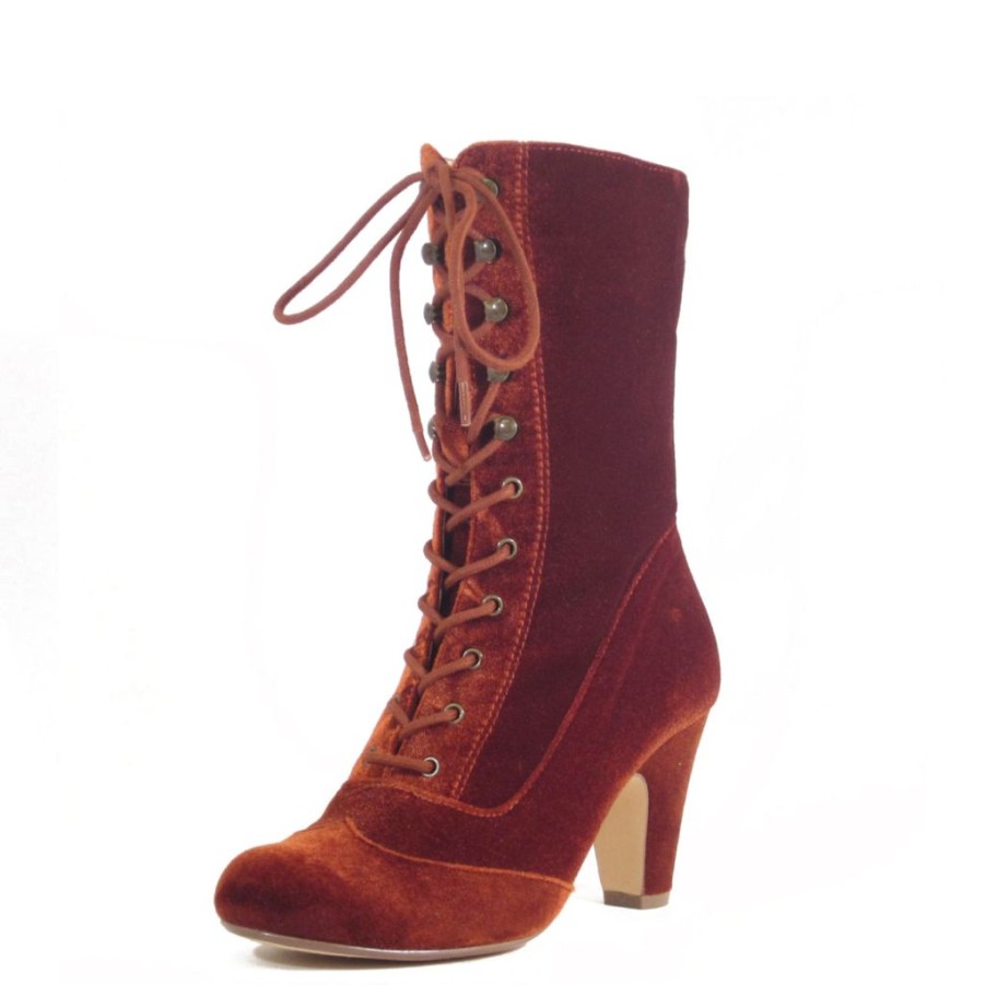 Women Chelsea Crew Booties | Claire Velvet