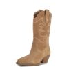 Women Chelsea Crew Booties | Racketeer Tan