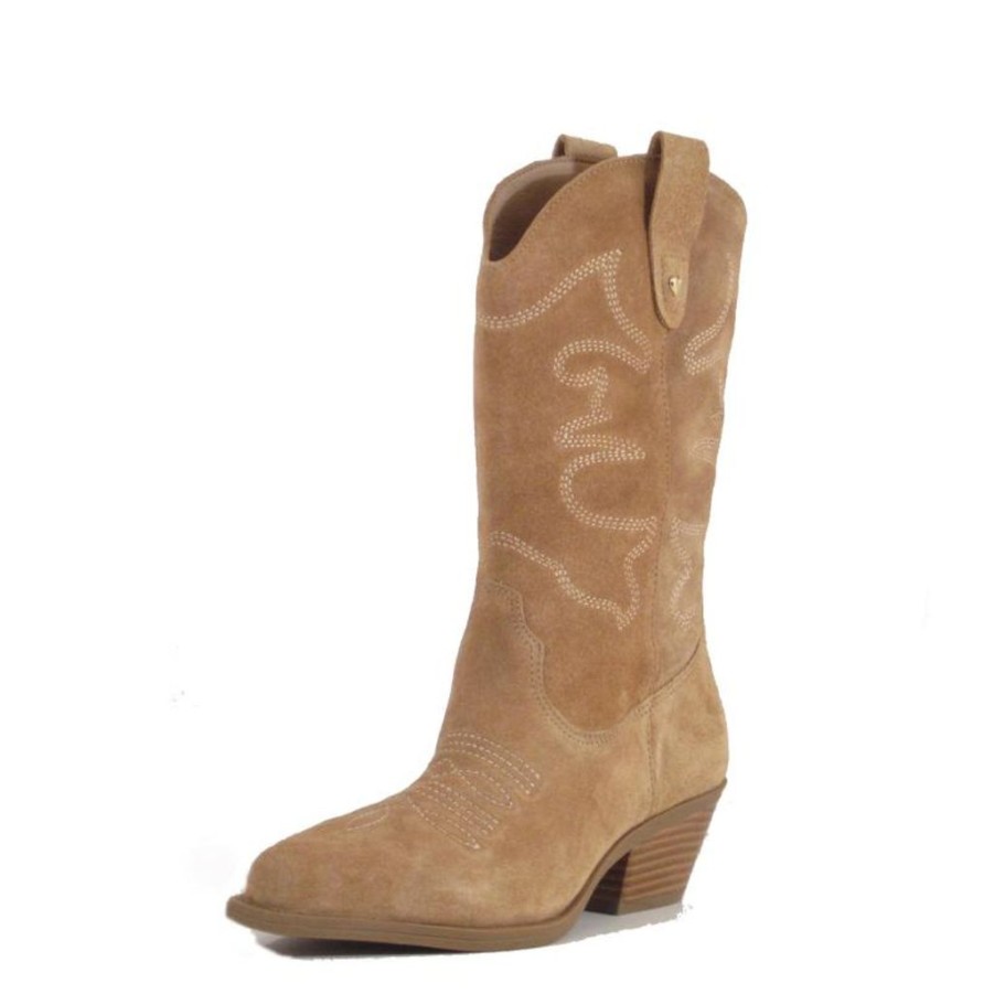 Women Chelsea Crew Booties | Racketeer Tan