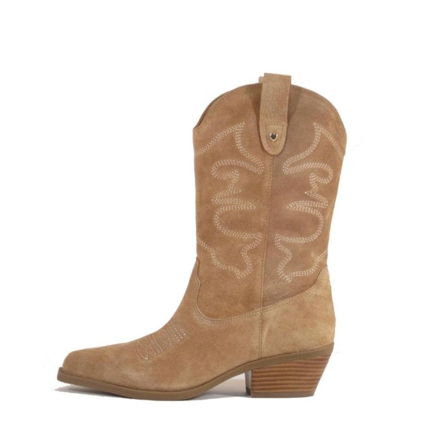 Women Chelsea Crew Booties | Racketeer Tan