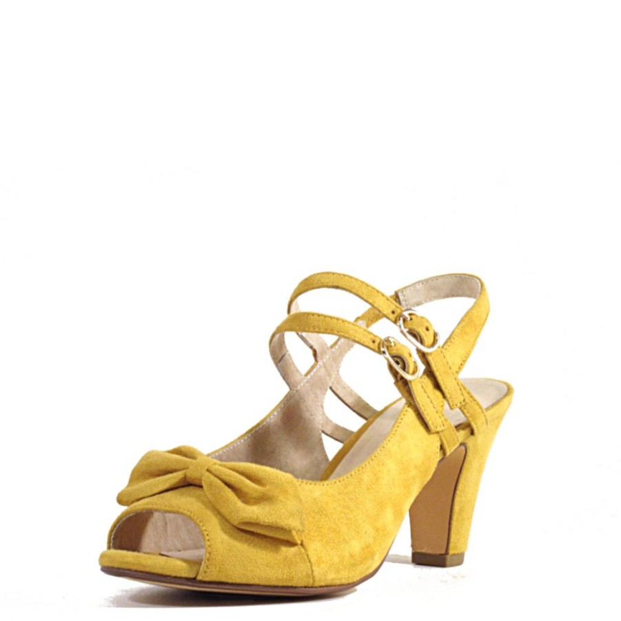 Women Chelsea Crew Open Toe Heels | Lady