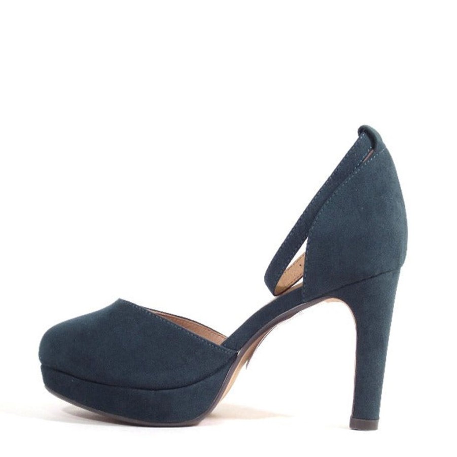 Women Chelsea Crew Close Toe Heels | Shoshy Green