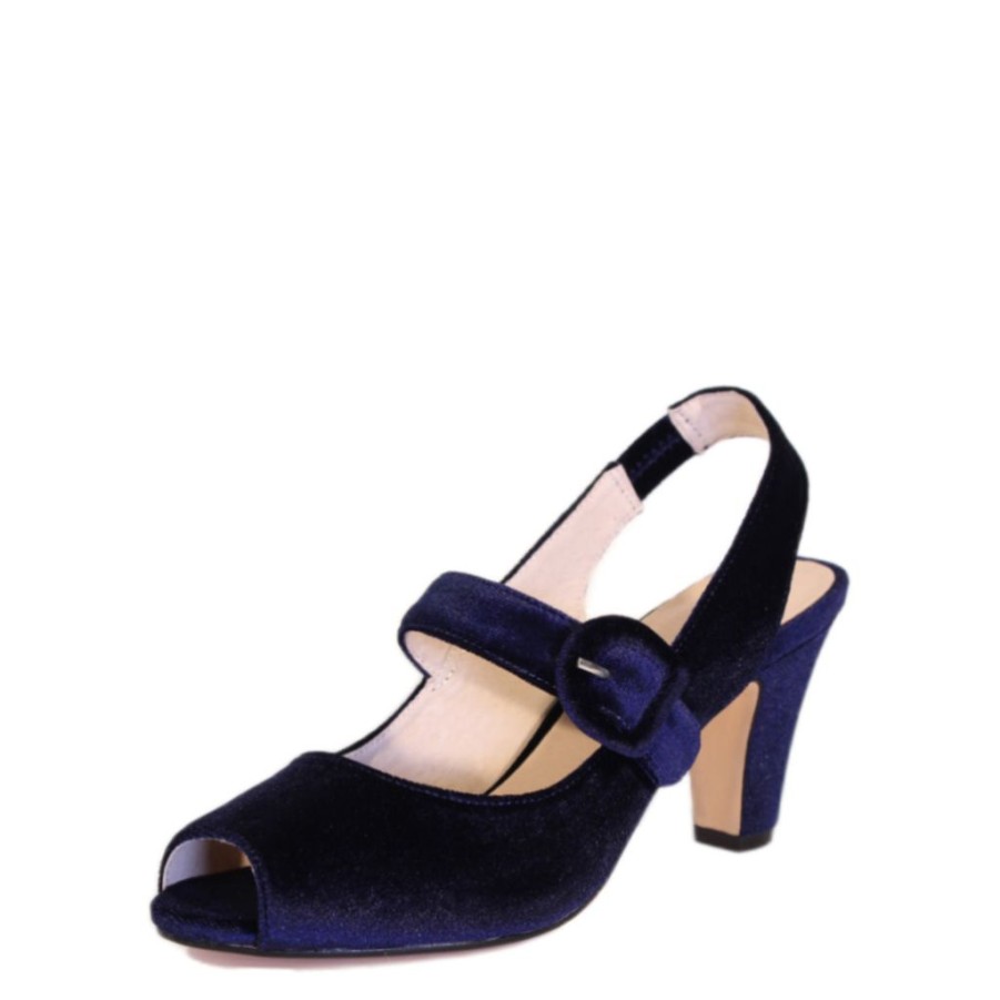 Women Chelsea Crew Open Toe Heels | Liberty