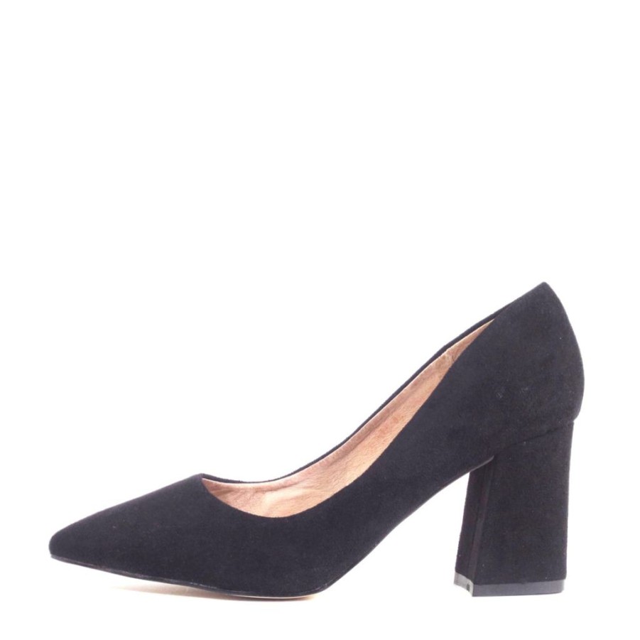 Women Chelsea Crew Close Toe Heels | Jill Black