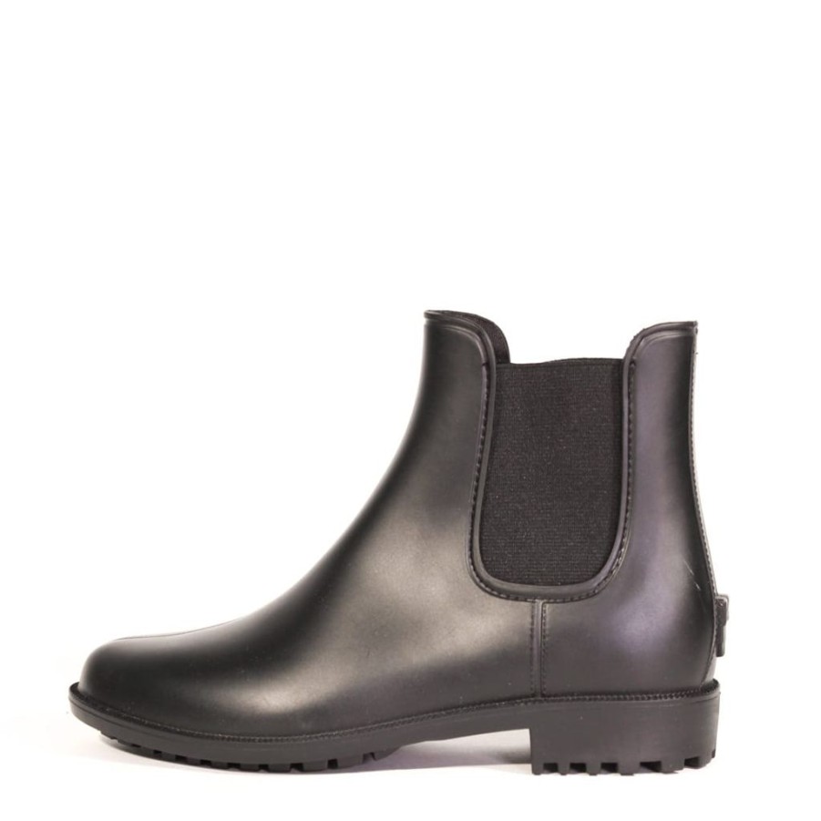 Women Chelsea Crew Ankle Boots | Rainy Black