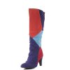 Women Chelsea Crew Vintage Boots | Samira Purple Multi