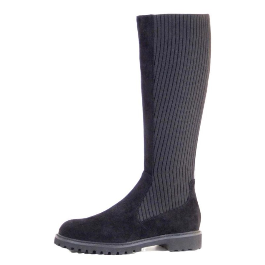 Women Chelsea Crew Tall Boots | Salty Black