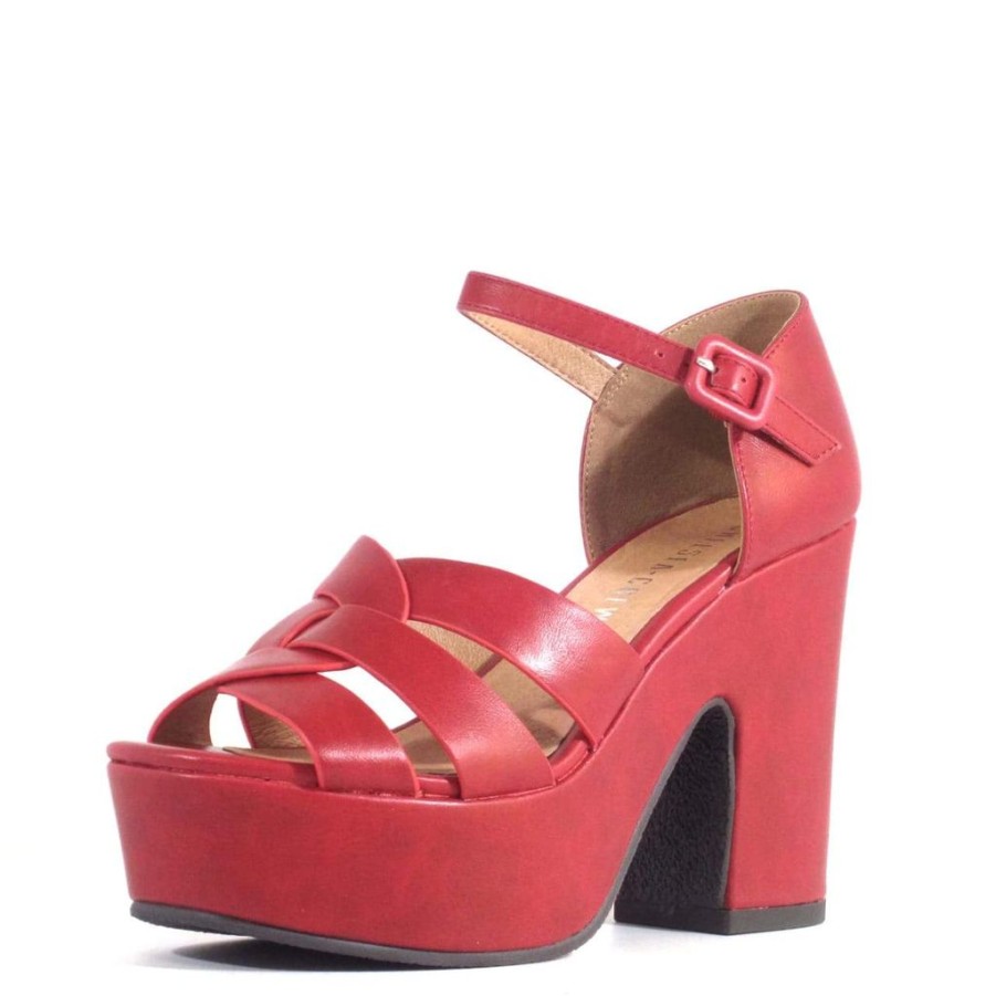 Women Chelsea Crew Open Toe Heels | Quench